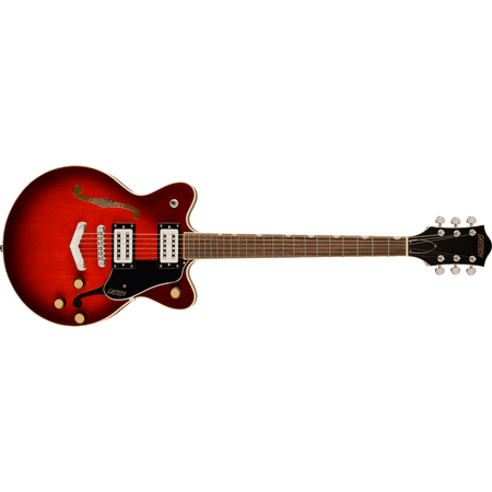 G2655 Streamliner™ Center Block Jr. Double-Cut with V-Stoptail - Claret Burst
