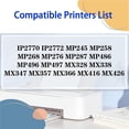 thumbnail image 2 of Compatible PG-810 CL-811 PG810 CL811 Ink Cartridges Replacement for Canon IP2770 IP2772 MP245 MP258 MP268 MP276 MP287 MP486 MP496 MP497 MX328 MX338 MX347 MX357 MX366 2 Black 2 Color, 2 of 7