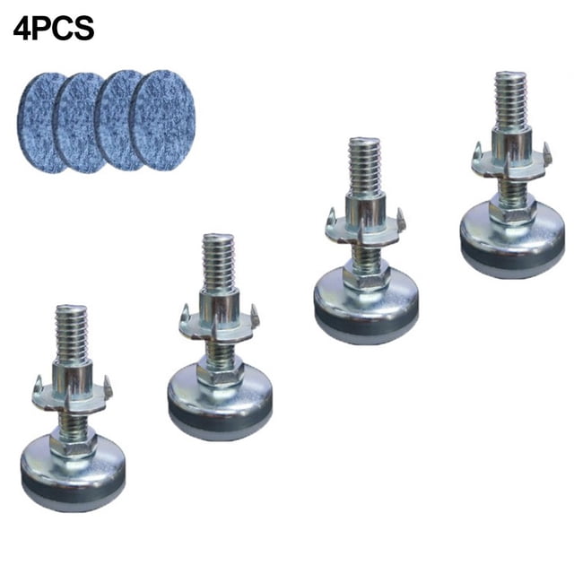 Adjustable Leveling Feet with Nut Bolt for Table Chair Furniture Foot 4/5 Set