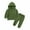 Z-Army Green, variant on Girls Boys 2 Piece Tracksuit Athletic Sweatsuits Sets Hooded Sweatshirt and Jogger Sweatpants Clothing Sets for Kids Pullover Outfits (Dark Gray,110)