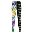 thumbnail image 4 of Xixinqiwan Mardi Gras Womens Ankle Leggings,Womens Capri Yoga Pants High Waisted Stretch Leggings New Orleans Carnival Party Clothing, 4 of 4