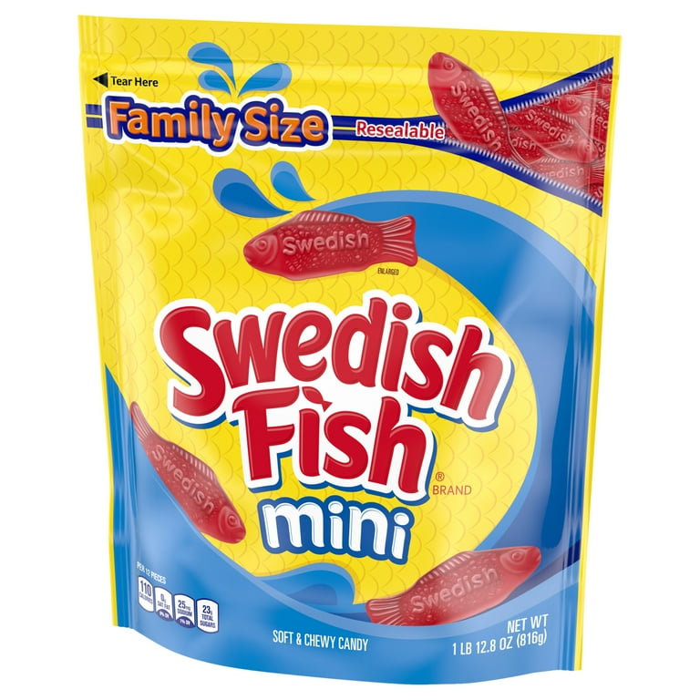big box of swedish fish Swedish Fish Candy, Soft & Chewy, Mini, Family Size