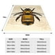 thumbnail image 3 of Fotbe Honey Bee Manta de Franela Acolchonada con Estampado, Súper Suave y Esponjosa, Extra Grande para Sofá, Cama, Uso Todo el Año-50"x40", 3 of 7