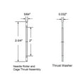 thumbnail image 3 of NTA3648 Thrust Needle Roller Bearing with Washers 2-1/4" Bore 3" OD 5/64" Width 2 Pack, 3 of 4