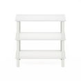 thumbnail image 5 of Pemberly Row Turn-N-Tube 26" 3-Tier Freestanding Shoe Rack Storage White, 5 of 6