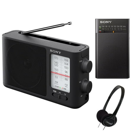 Sony ICF-506 Analog Tuning Portable FM/AM Radio and Handheld Radio