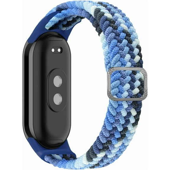 XIHAMA for Xiaomi Miband 7/6/5/4/3 Replacement Band, Braided Nylon Band, Watch Band, Xiaomi Replacement Strap, Integrated Design, Easy to Replace, Stainless Steel Buckle, Adjustable Size