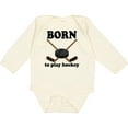 thumbnail image 3 of Inktastic Future Hockey Player Born to Play Hockey Boys Long Sleeve Baby Bodysuit, 3 of 5