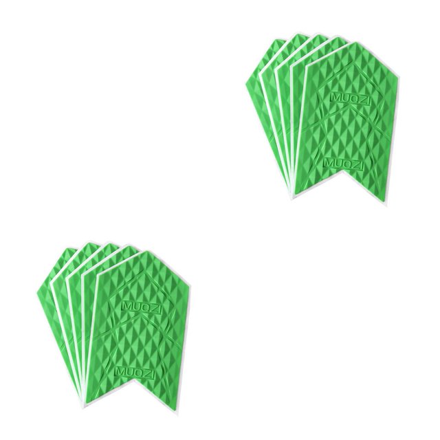 pitrice 5 Pieces Bike Stickers Bicycle Frame Guard Waterproof Rust-proof Mountain Cycling Decals Anti-slip Chassis Cover Large Green 5Pieces 2Set