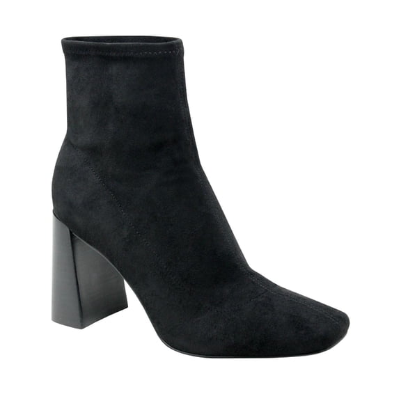 Charles by Charles David Women's Turmoil Microsuede Stacked Block Heel Bootie
