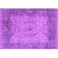 thumbnail image 1 of Ahgly Company Indoor Rectangle Oriental Purple Traditional Area Rugs, 8' x 12', 1 of 4