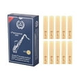 thumbnail image 1 of Normal Level 10-Bb Tenor Saxophone Sax Reeds Strength 2.5 for Beginners, 10pcs/ Box, 1 of 7