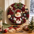 thumbnail image 3 of Christmas 3D Fabric Poke Wreath DIY Kit, Christmas Wreath DIY Kit for Adults Teens, Christmas Decorations Gift (Bell), 3 of 7