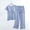 Light Blue, variant on Women's Maternity Pajama Set Nursing Pjs Postpartum Breastfeeding Sleepwear Set Short Sleeve V Neck Top & Pants Pregnancy Loungewear,XXL,Watermelon Red