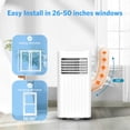 thumbnail image 4 of Aires acondicionados portátiles eléctricos con modo de refrigeración/deshumidificación/ventilador/suspensión, 4 of 5