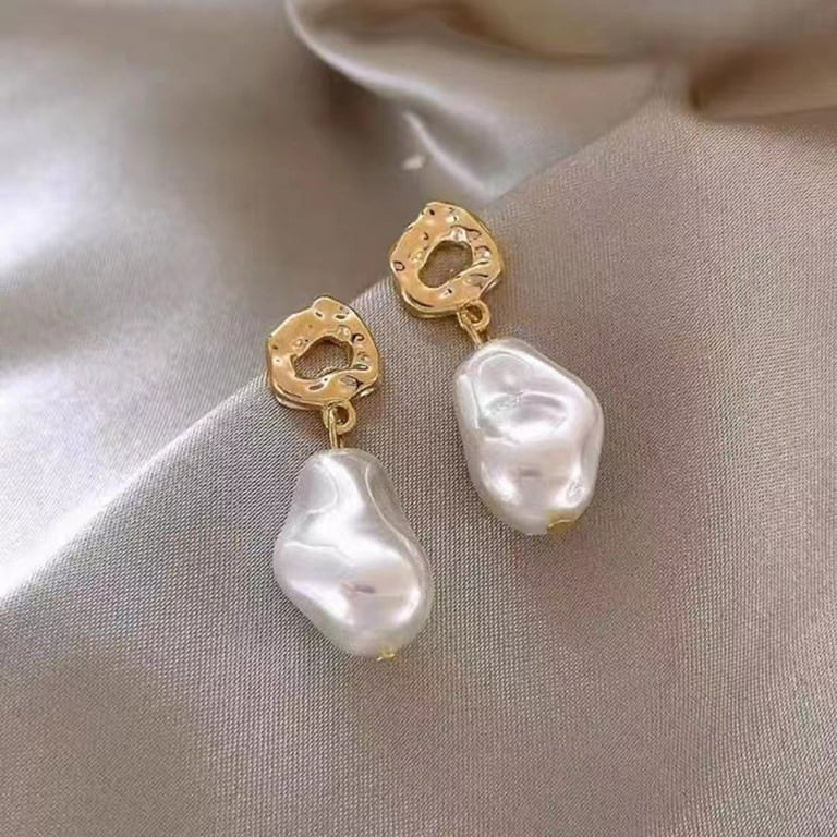 Walmart pearl shop earrings