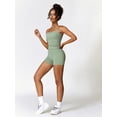 thumbnail image 6 of IDOPIP 2 Pieces Workout Sets for Women Cross Back Tank Top Matching High Waist Biker Shorts Sports Bra Gym Leggings Yoga Pilates Outfits Tracksuit, 6 of 6