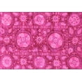 thumbnail image 1 of Ahgly Company Indoor Rectangle Abstract Pink Modern Area Rugs, 7' x 10', 1 of 4