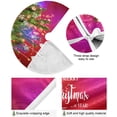thumbnail image 2 of FMSHPON Red Xmas Christmas Tree Skirt Stand Mat for Holiday Party Decoration Indoor Outdoor 48 inches, 2 of 6
