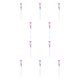 thumbnail image 1 of Jumpingount Accesorio de maquillaje de niña aplicador de cepillo facial simple con para blanco + rosa Blanco+Rosa 10Conjunto, 1 of 6