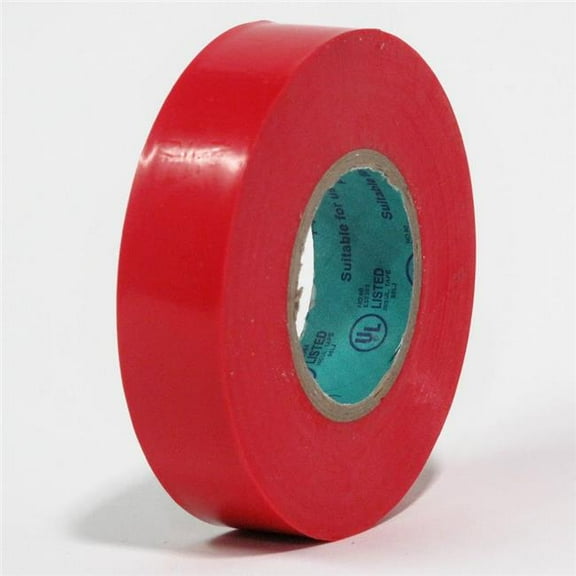 Electro Tape Specialty ETX-60-R 0.75 in. x 60 ft. Electrical Tape - 7 Mil Vinyl, Red