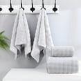 thumbnail image 4 of 2 Pcs Bath Towels Set For Bathroom Cotton Thick Soft Absorbent Towel Set Of 2 Household Wash Face Gift Towel Bath Towels Up to 65% off!, 4 of 7