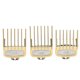 thumbnail image 5 of 10pcs Guide Comb Professional Electric Hair Clipper Replacement Hair Guide Comb SetGold, 5 of 5