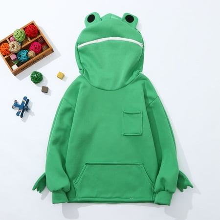 

Cotton Blend Children Kids Girls Boys Character Hooded Pullover Sweatshirt Tops Clothes