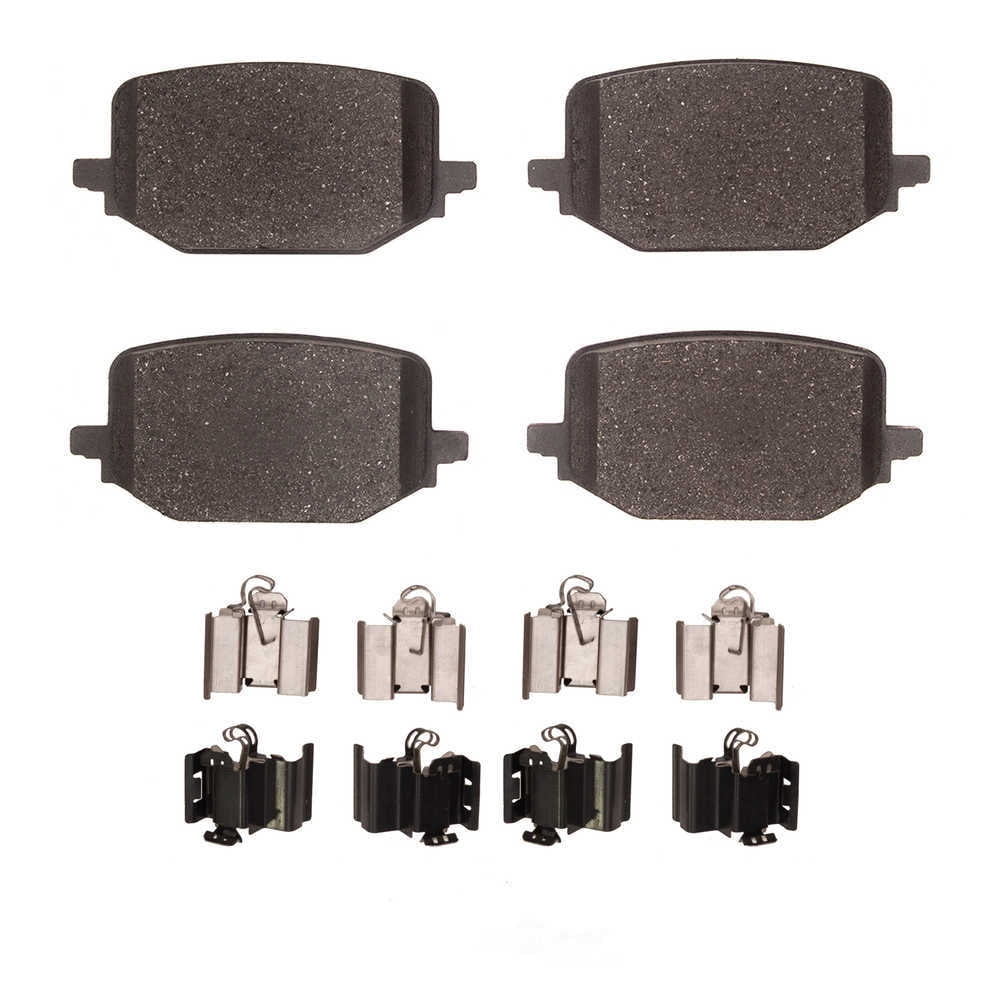 Dynamic Friction Company 1551-2231-01 DFC 5000 Advanced Brake Pads - Ceramic and Hardware Kit - OE