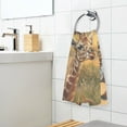 thumbnail image 5 of Mother and Baby Giraffes Love Hand Towel Bath Towels Face Towels Cotton Absorbent for Home Hotel Spa Swimming Yoga Sports, 5 of 7