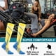 thumbnail image 4 of Dinheiro Calcetines de compresión de Tubo Deportivo - Calcetines elásticos para Correr al Aire Libre - Calcetines de presión para protección de piernas,Amarillo,L/XL, 4 of 5
