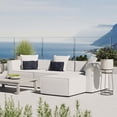 thumbnail image 1 of Modway Saybrook Sectionnel de Patio Extérieur 4 Pcs en Tissu Rembourré, Blanc, 1 of 6