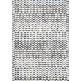 thumbnail image 2 of nuLOOM Cuellar Chevron Shag Area Rug, 7' 6" x 9' 6", Navy, 2 of 2