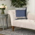 thumbnail image 2 of LR Home Naomi 18" x 18" Blue/Multicolor Diamond Cotton Blend Decorative Throw Pillow, 2 of 6