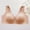 Khaki, variant on Women's Push Up Bra Full Coverage Breathable No Underwire Bralettes Bra Lift Up Everyday Seamless Bra Large Bust Petite for Women Thin Frameless Large Sized Bra Shrink Bra Full Cup Khaki L