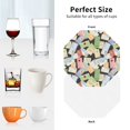 thumbnail image 5 of Leather Coasters with Heat-resistant for Drinks, color envelope Pattern -标题2 Octagon, 5 of 5