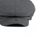 thumbnail image 6 of SikaFu Berets Autumn Winter Hat for Men Women Retro Octagonal Newsboy Cap Vintage Plain Men Wool Beret Hat Male Female Beret Cap, 6 of 6