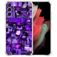 thumbnail image 1 of Purple City Neon Lamp Collage Case for Samsung Galaxy S23,Aesthetic Art Design Pattern Soft TPU Bumper Case Cover, 1 of 5