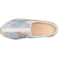 thumbnail image 4 of Women's Easy Spirit Traveltime Clog Bright White Leather/Peach Watercolor Tie Dye 9 WW, 4 of 7