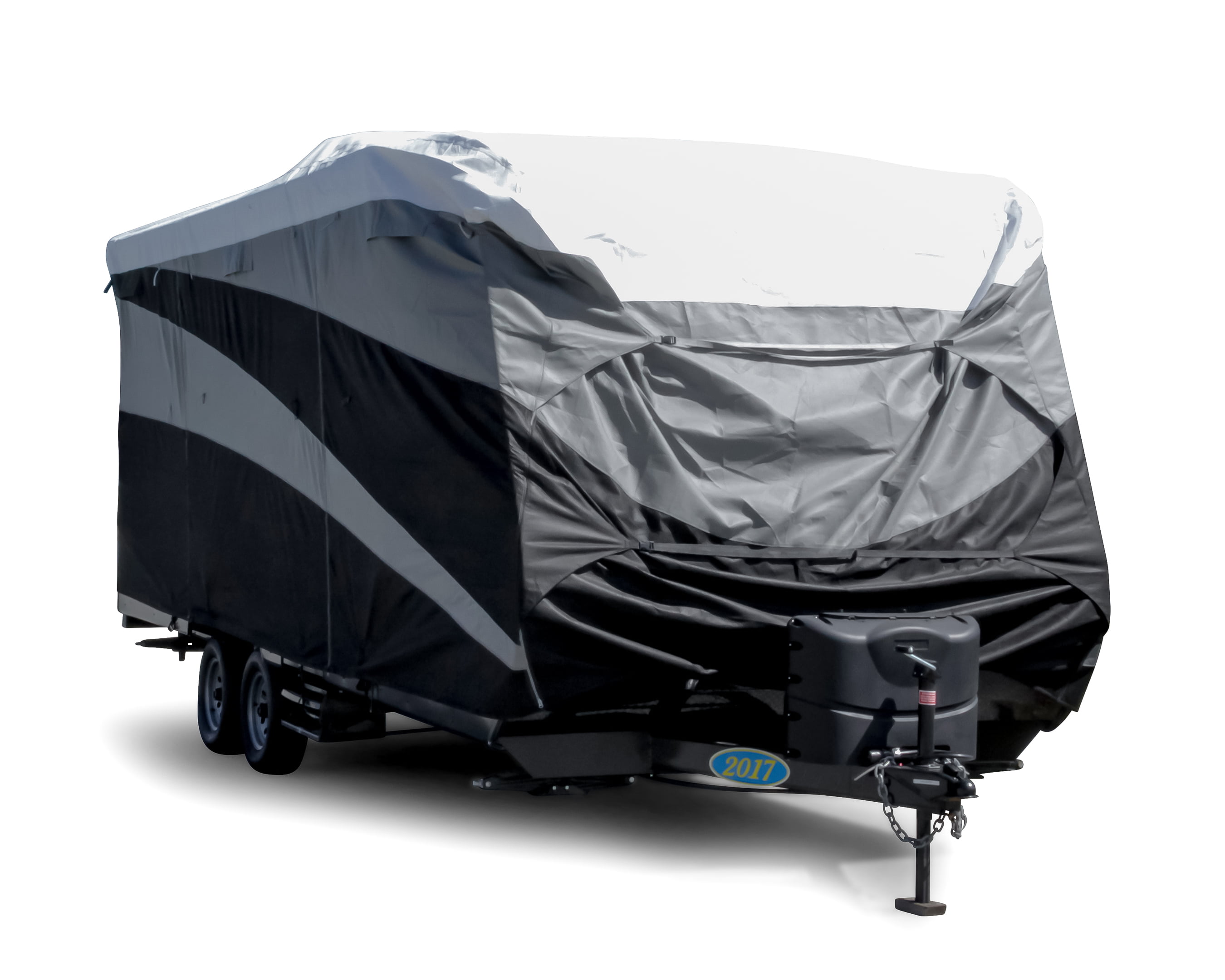 56124 Weatherproof with UV Protection and Dupont Tyvek Top Camco ULTRAGuard Supreme RV Cover-Extremely Durable Design Fits Travel Trailers 18-20 