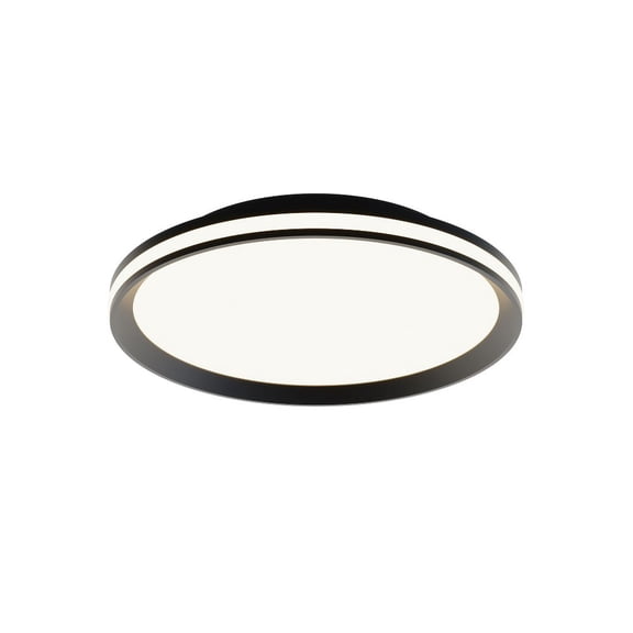 AFX Sona LED Flush Mount Black, White - 16"