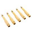 thumbnail image 4 of 5x Gold Plated 6.35mm 1/4 inch Male Mono Plug to RCA Female 6.5mm Jack Audio Stereo Adapter Connecto, 4 of 5