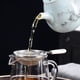 thumbnail image 3 of Bearachild Infusor de té de mango largo, colador de hojas sueltas de acero inoxidable, filtro de malla para tetera, accesorios para café, blanco Type3 NO3, 3 of 6