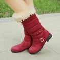 thumbnail image 2 of YLYL Snow Boots for Women Fur Fashion Classic High Top Warm Padded Low Heel Round Toe Boots, 2 of 9