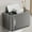 Gray, variant on AuroraX Cute Tissue Box Cover Contemporary Rectangle Gray Facial Tissue Box Holder with Storage Shelf Wall Hanging Solid Napkin Dispenser for Bathroom,Toilet