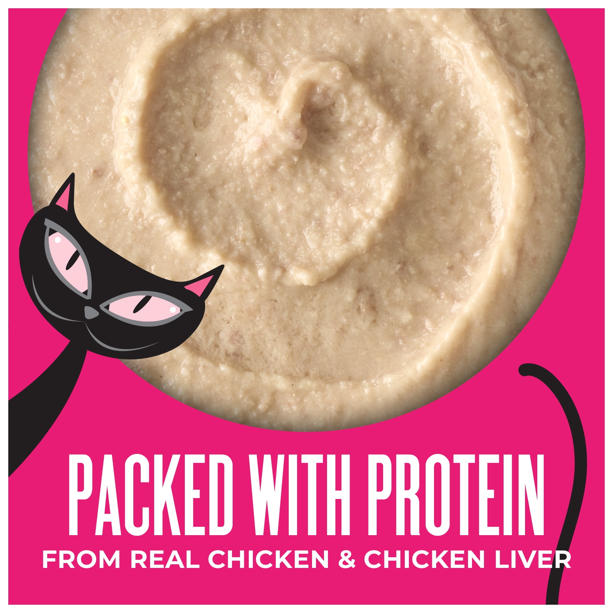 Tiki Cat Born Carnivore Wet Cat Food, Mousse, Chicken & Liver Recipe in Broth, 2.4 oz. Pouch