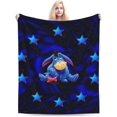 thumbnail image 2 of Eeyore Blanket Throw Blanket Cozy Soft Plush for Couch Living Room Blanket Interesting Festival Gift for Kids Adults 80 X 60 inch, 2 of 6