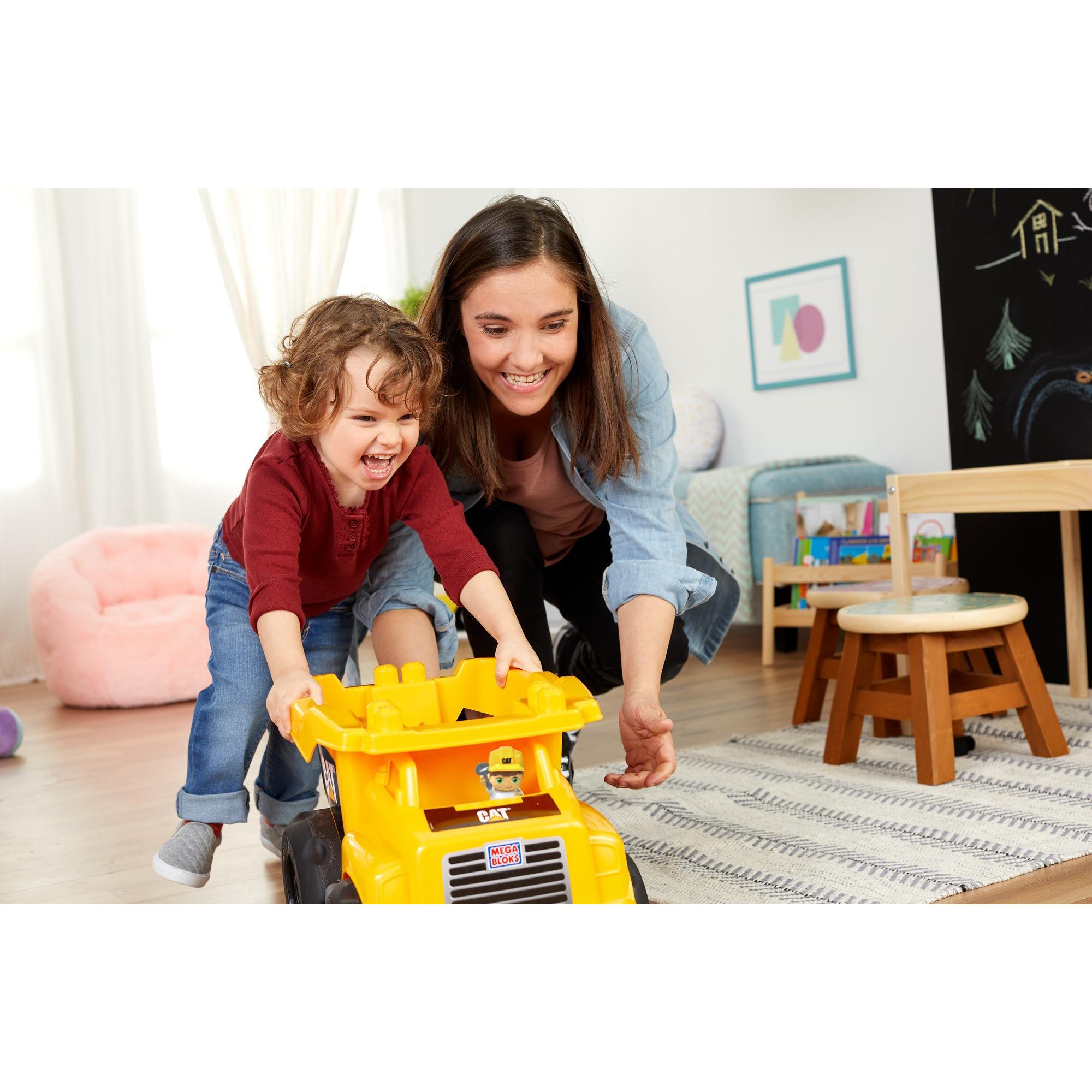 mega bloks cat large dump truck