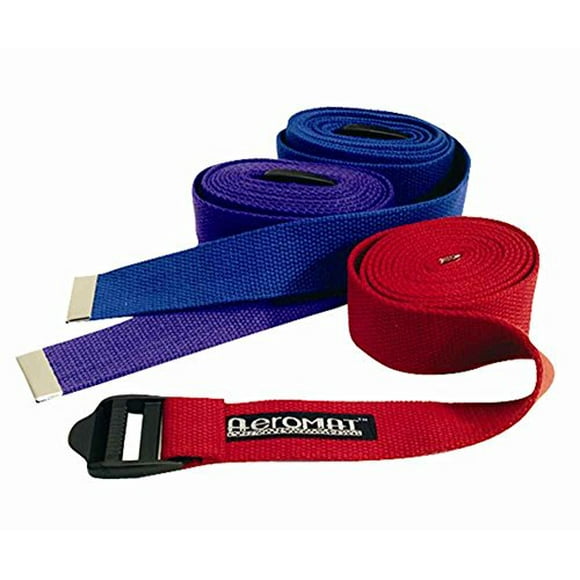 Aeromats 32402 6ft Yoga Strap: Blue