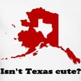 thumbnail image 3 of CafePress - Isn't Texas Cute Compared To Alaska Shirt - Women's Light Pajamas, 3 of 4